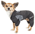 Sudadera deportiva con capucha para perro Pet Life® Active 'Pawsterity', de peso medio, elástica en 4 direcciones, para yoga y fitness