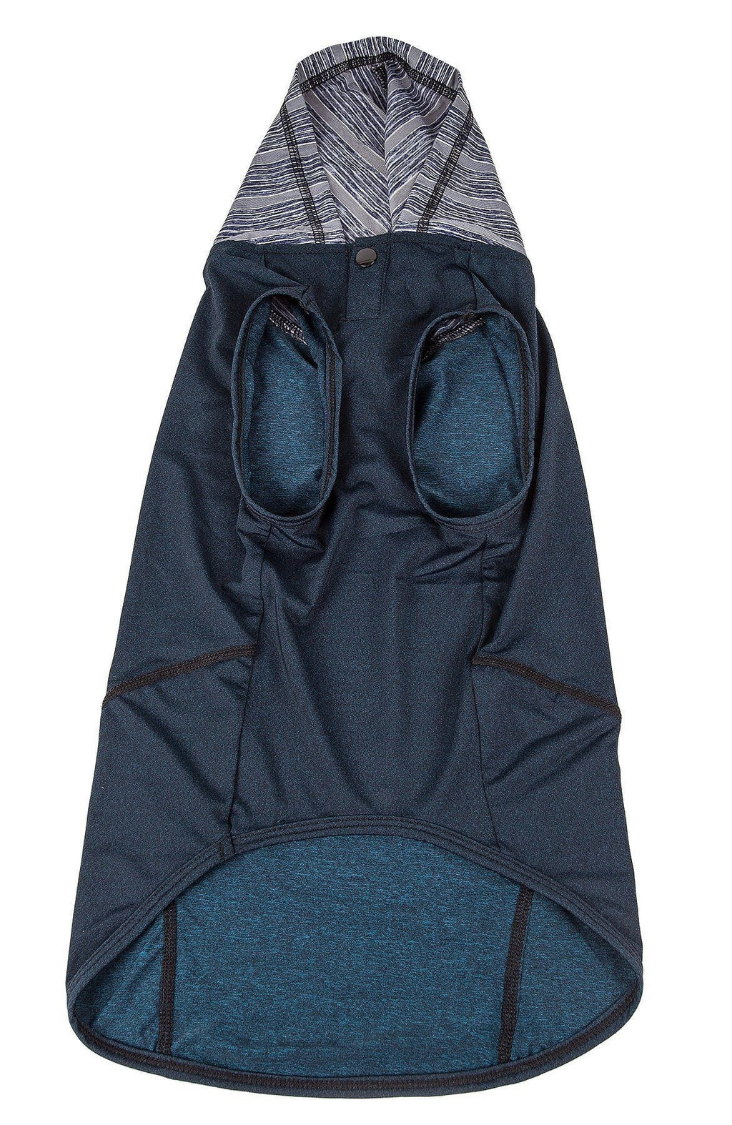 Pet Life ® Active 'Pull-Rover' 4-Way Stretch Sleeveless Fitness Yoga Dog T-Shirt Hoodie