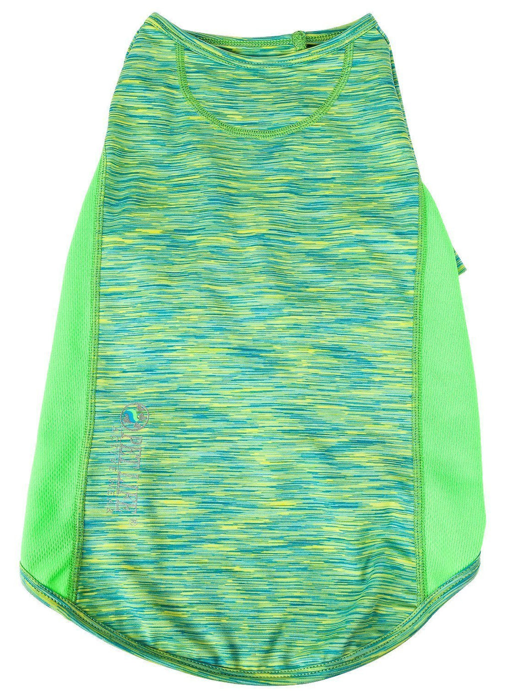 Pet Life ® Active 'Warf Speed' Heathered Ultra-Stretch Yoga Fitness Dog T-Shirt