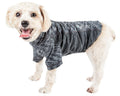 Camiseta deportiva para yoga y fitness para perros Pet Life® Active 'Warf Speed' con tejido jaspeado ultraelástico