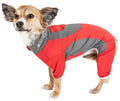 Chándal de calentamiento para perros Pet Life® Active 'Warm-Pup', elástico y de secado rápido, para yoga y fitness