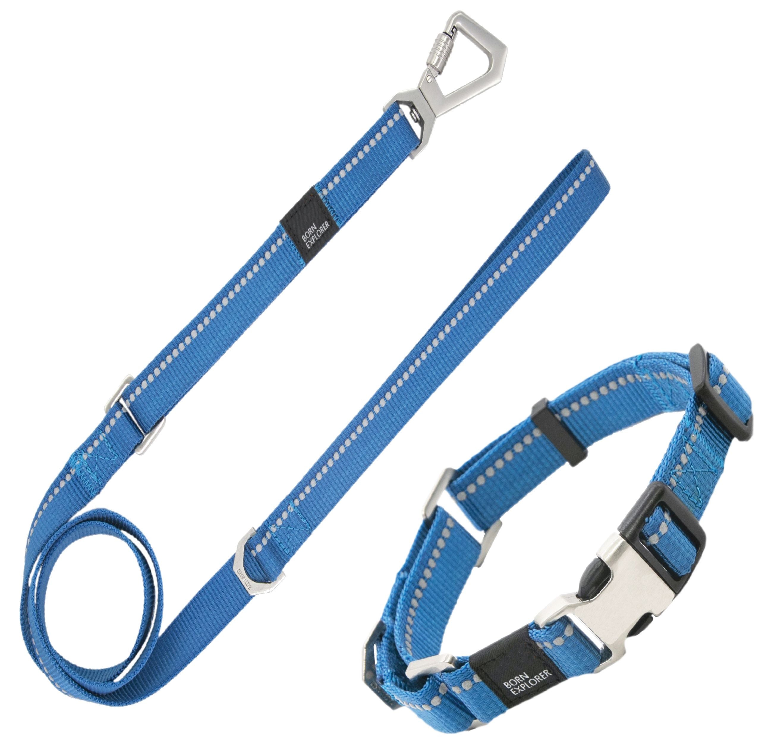 Correa y collar de entrenamiento para perros 2 en 1 reflectantes 3M 'Advent' Outdoor Series de Pet Life®