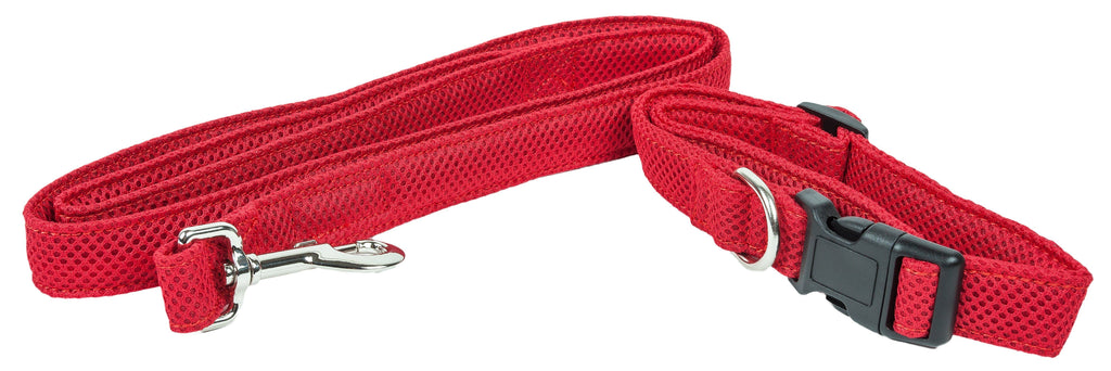 Correa y collar para perros 2 en 1 de malla transpirable y ajustable de doble cara 'Aero Mesh' de Pet Life ®