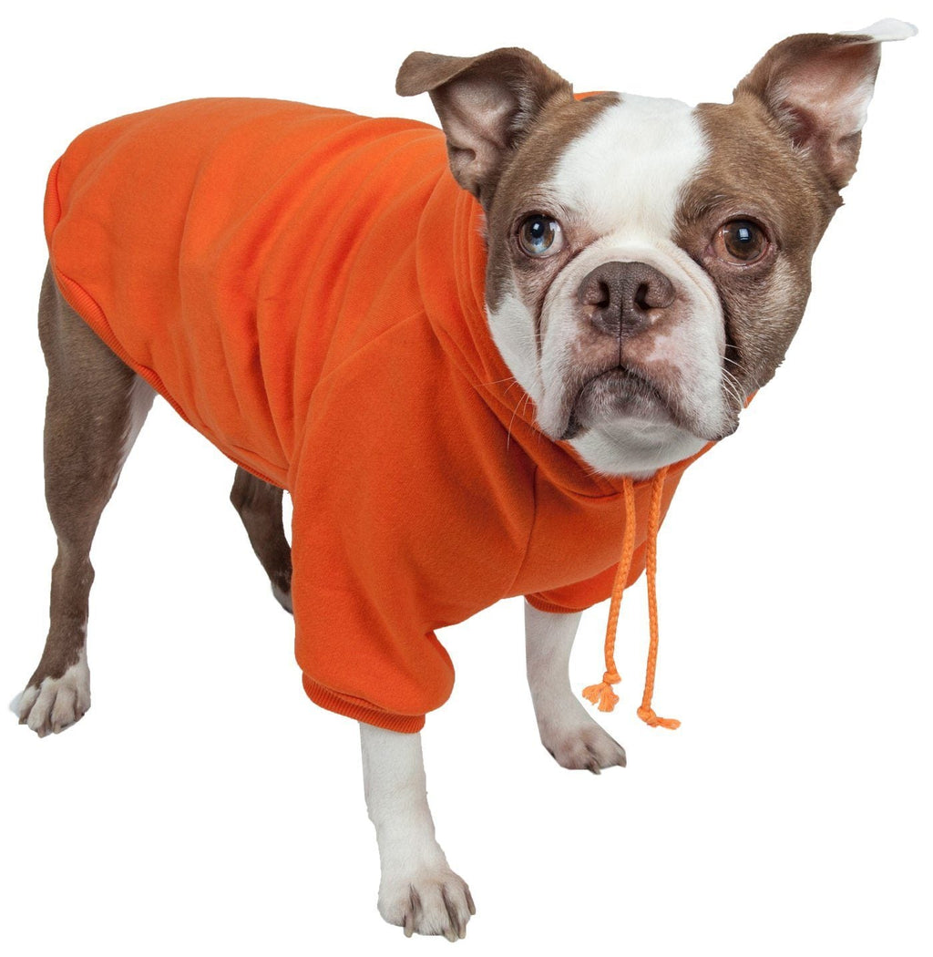 Suéter con capucha de algodón de felpa para perros Pet Life ® 'American Classic'