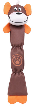 Juguete de peluche para perros resistente al agua con chirriador de nailon extra largo animado Pet Life®