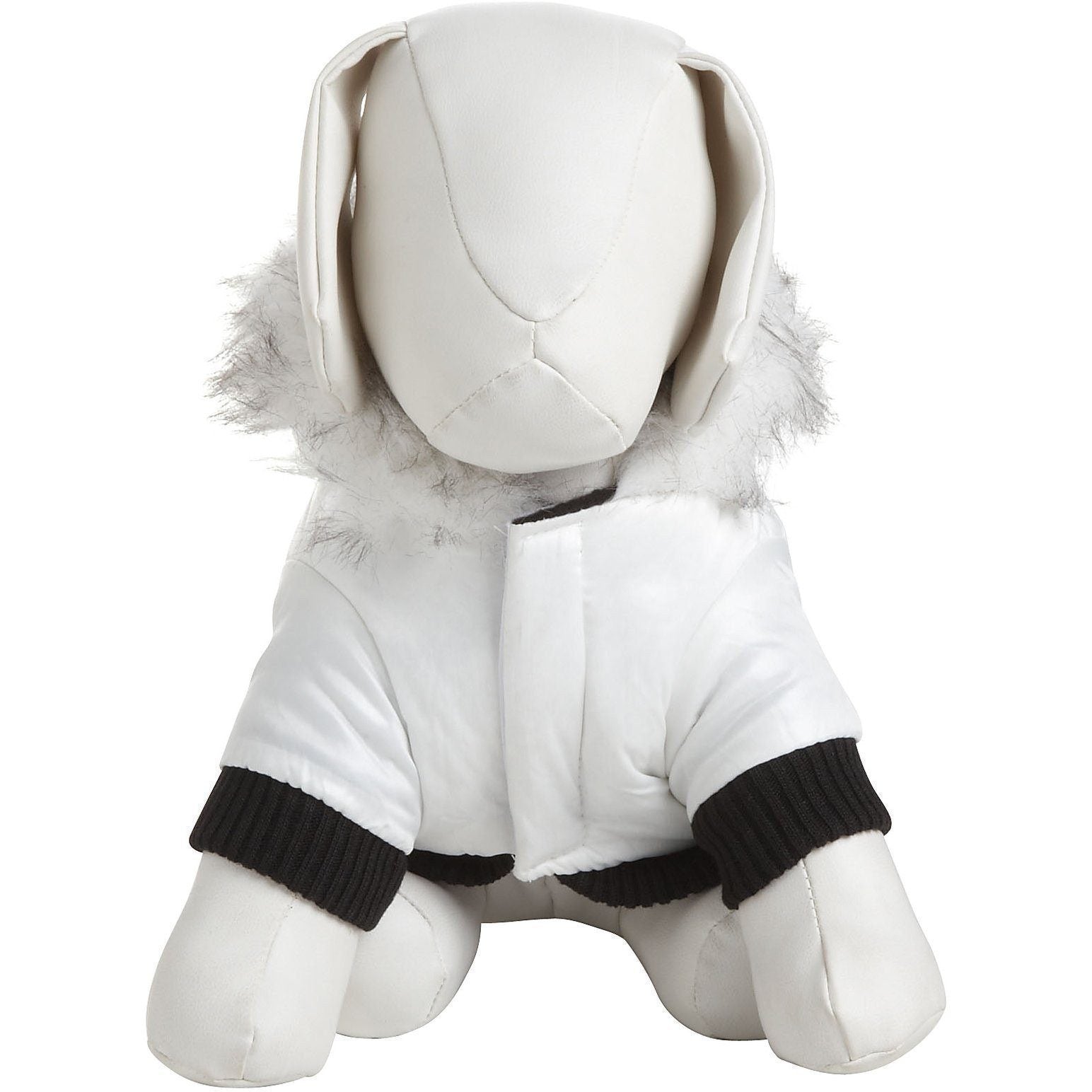 Pet Life ® Aspen Winter-White 3M Insulated Fashion Pet Parka Dog Coat