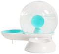 Pet Life ® 'Auto-Myst' Snail Shaped 2-in-1 Automated Gravity Pet Filtered Water Dispenser and Food Bowl