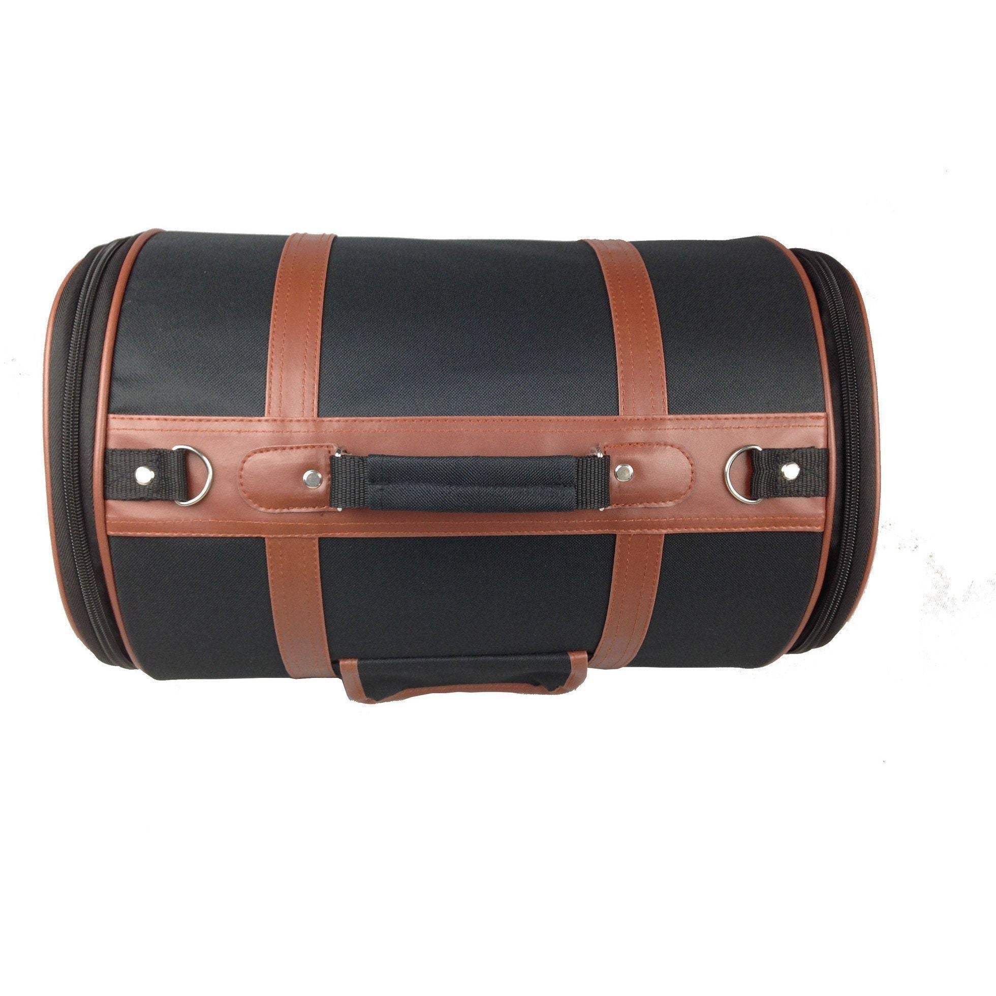 Pet Life ® 'Bark Avenue' Cylindrical Airline Approved Fashion Designer Posh Pet Dog Carrier