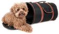 Transportín cilíndrico para perros Pet Life ® 'Bark Avenue', de diseño elegante y aprobado por aerolíneas
