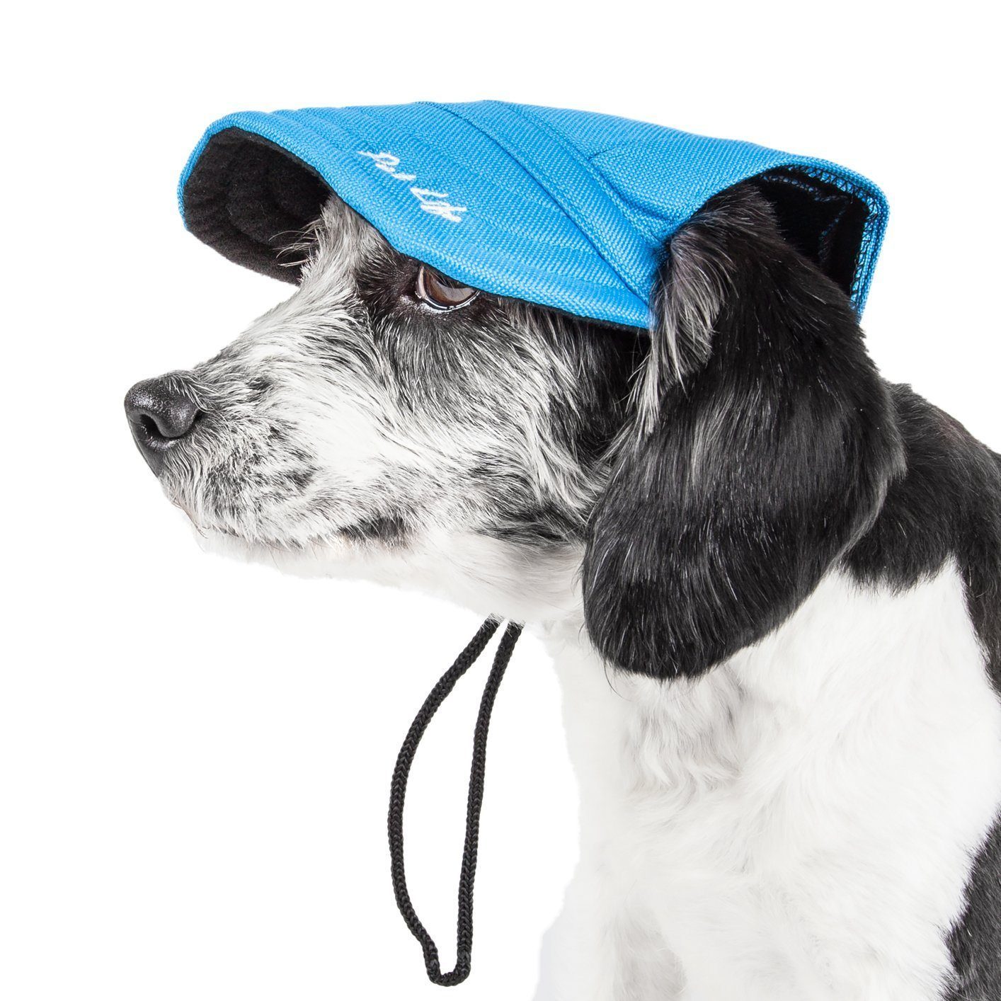Pet Life ®  'Cap-Tivating' UV Protectant Adjustable Fashion Dog Hat Cap