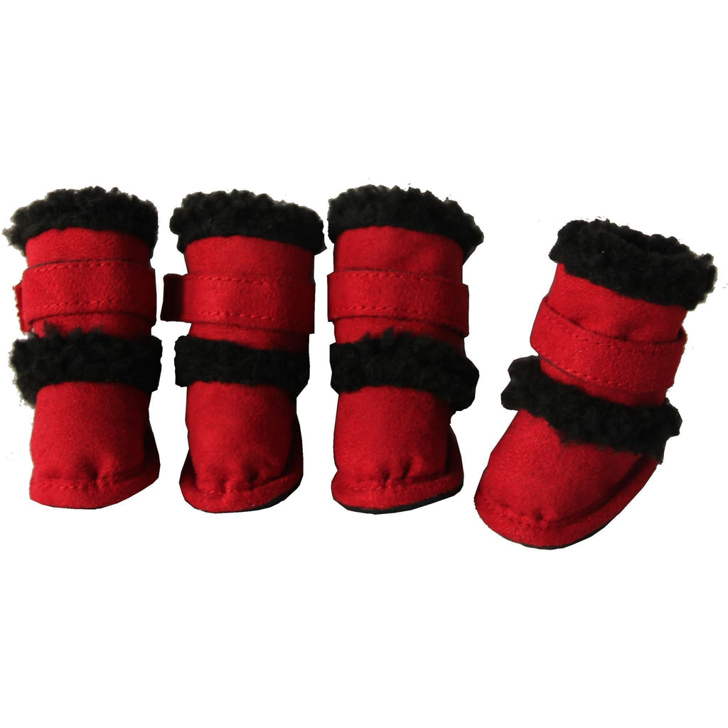 Botines para perros Pet Life ® 'Duggz' con aislamiento 3M para invierno (juego de 4)