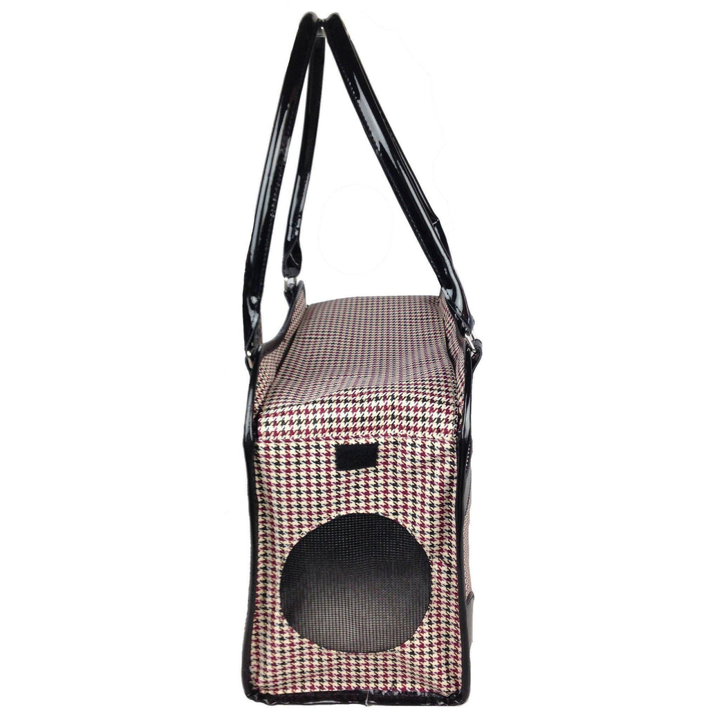 Pet Life ® Exquisite Airline Approved Designer Travel Pet Dog Handbag Carrier