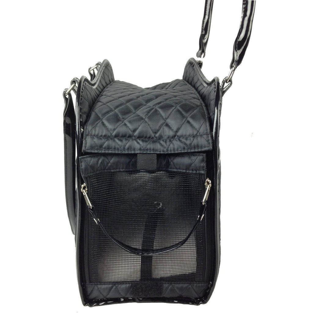 Pet Life ® Exquisite Airline Approved Designer Travel Pet Dog Handbag Carrier