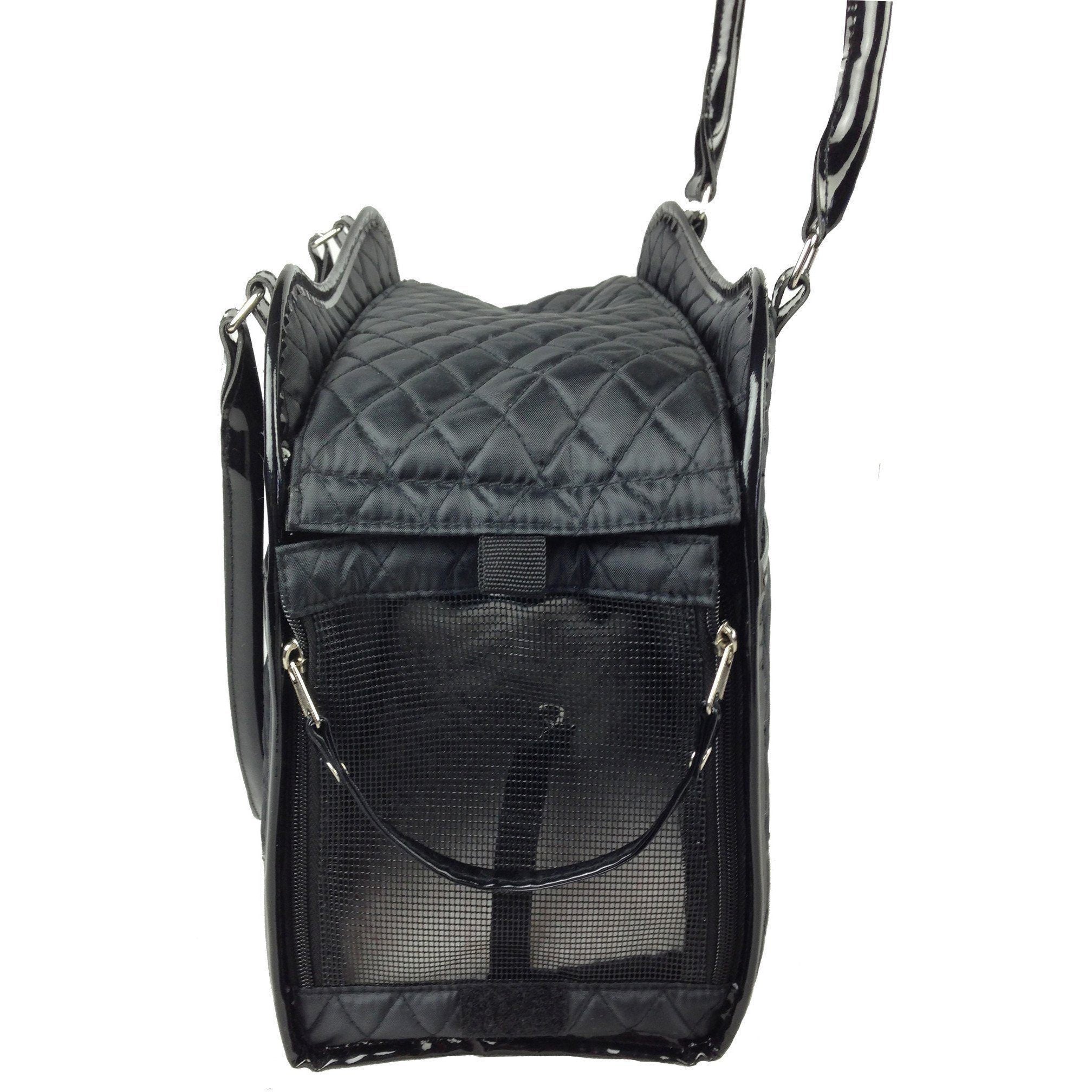 Pet Life ® Exquisite Airline Approved Designer Travel Pet Dog Handbag Carrier