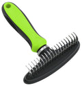 Rastrillo de aseo para mascotas Pet Life ® Flex Series Undercoat Dematter