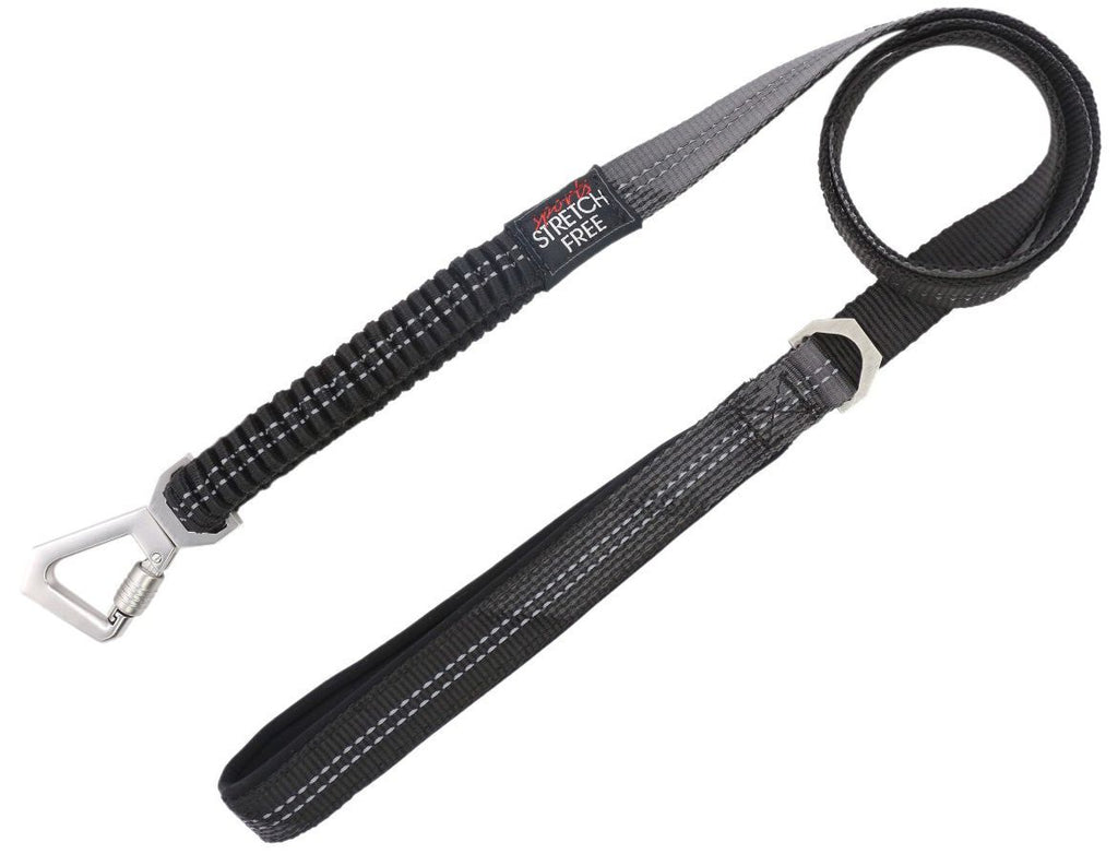 Correa y arnés reflectantes para perros Pet Life ® 'Geo-prene' 2 en 1 con acolchado de neopreno y amortiguación