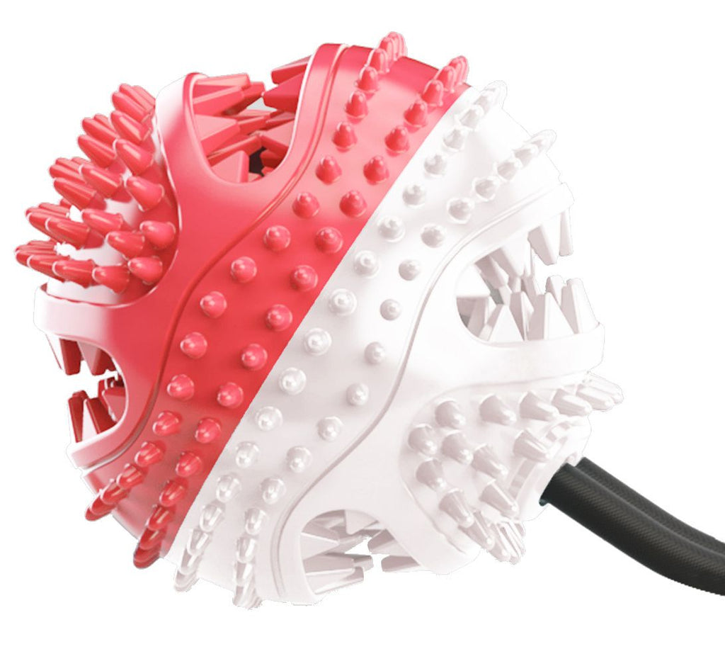 Juguete para perros con ventosa y forma de bola dispensadora de golosinas 'Grip N' Play' de Pet Life ®