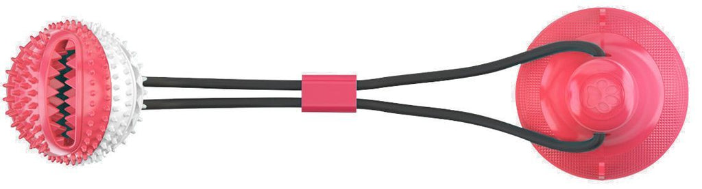 Juguete para perros con ventosa y forma de bola dispensadora de golosinas 'Grip N' Play' de Pet Life ®