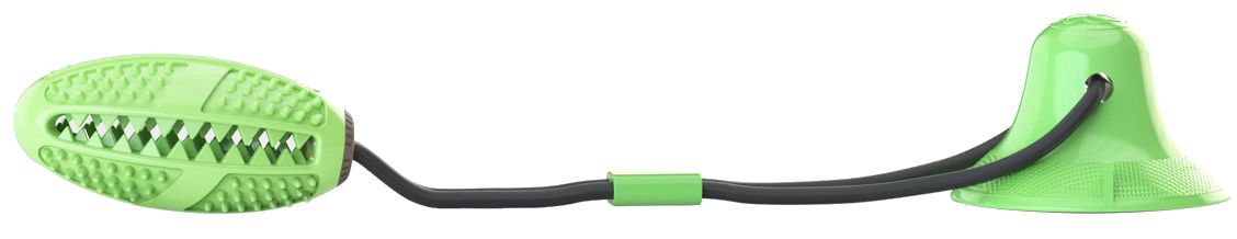 Juguete para perros con ventosa y forma de balón de fútbol "Grip N' Play" de Pet Life ®