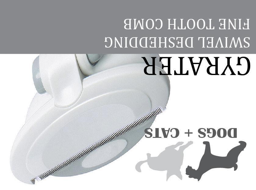 Peine giratorio de viaje para quitar el pelo suelto de mascotas 'Gyrater' de Pet Life ®