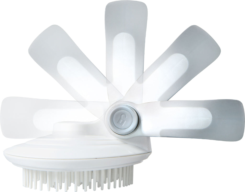 Pet Life ® 'Gyrater' Swivel Travel Soft Grooming Pet Pin Brush