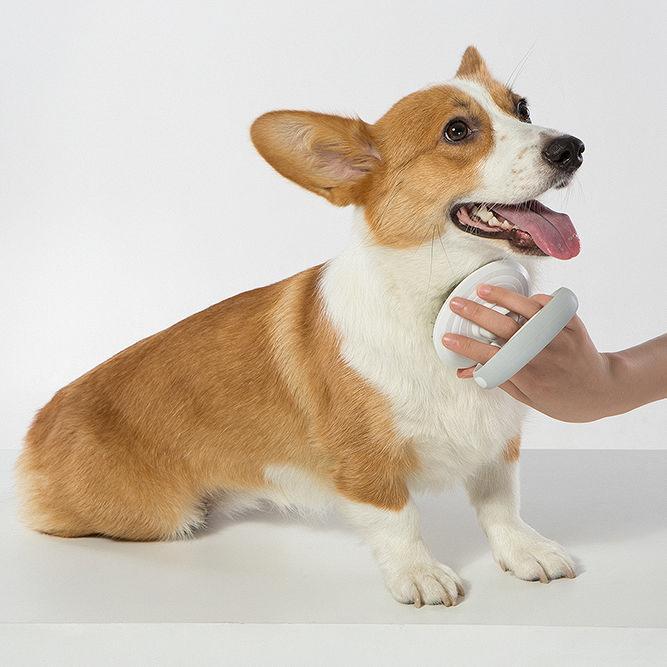 Cepillo de viaje giratorio para mascotas Pet Life ® 'Gyrater'