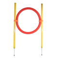 Kit de entrenamiento de agilidad para perros Pet Life® 'Hoop Hopper', plegable, para viajes y actividades al aire libre.