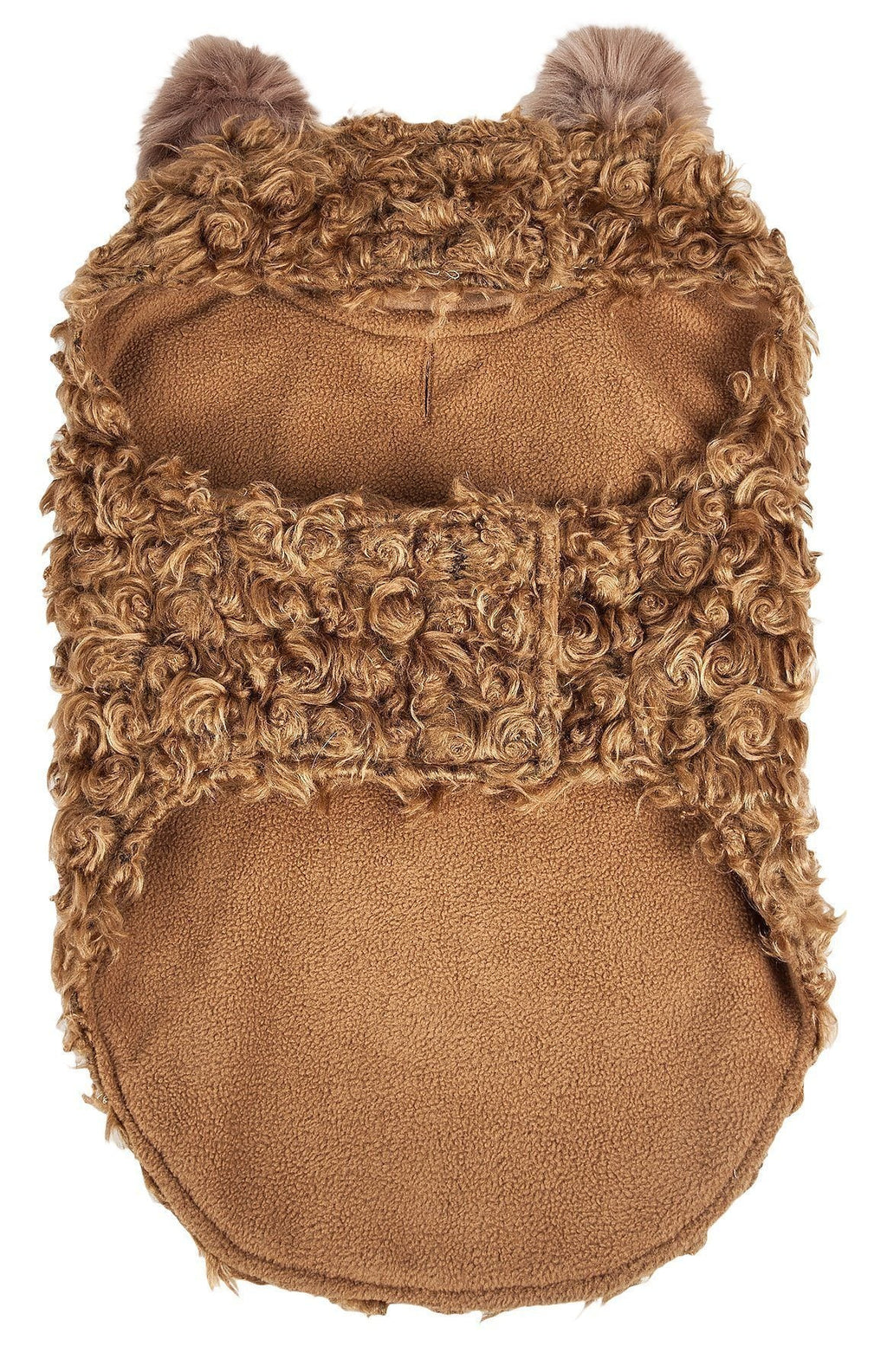 Pet Life ® Luxe 'Furpaw' Shaggy Elegant Fashion Designer Fur Dog Coat