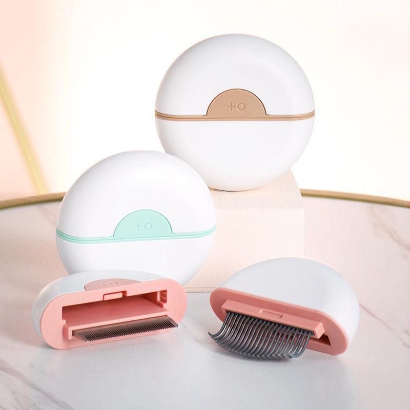 Pet Life ® 'LYNX' 2-in-1 Travel Connecting Grooming Pet Comb and Deshedder