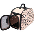 Jaula de viaje para perros Pet Life®, ligera, plegable, perforada y de diseño militar, de diseño moderno y con carcasa estrecha