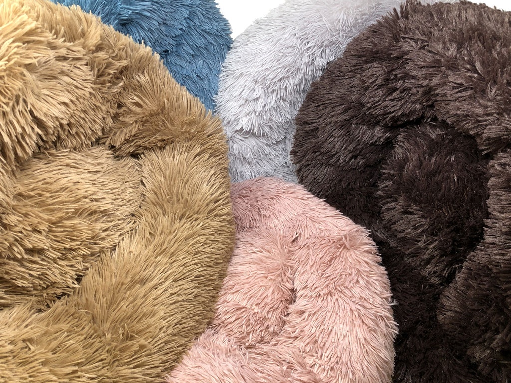 Cama para mascotas Pet Life ® 'Nestler' de alta calidad, suave y redondeada