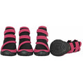 Zapatos elásticos de tobillo alto para perros Pet Life® 'Performance-Coned' de primera calidad - Juego de 4
