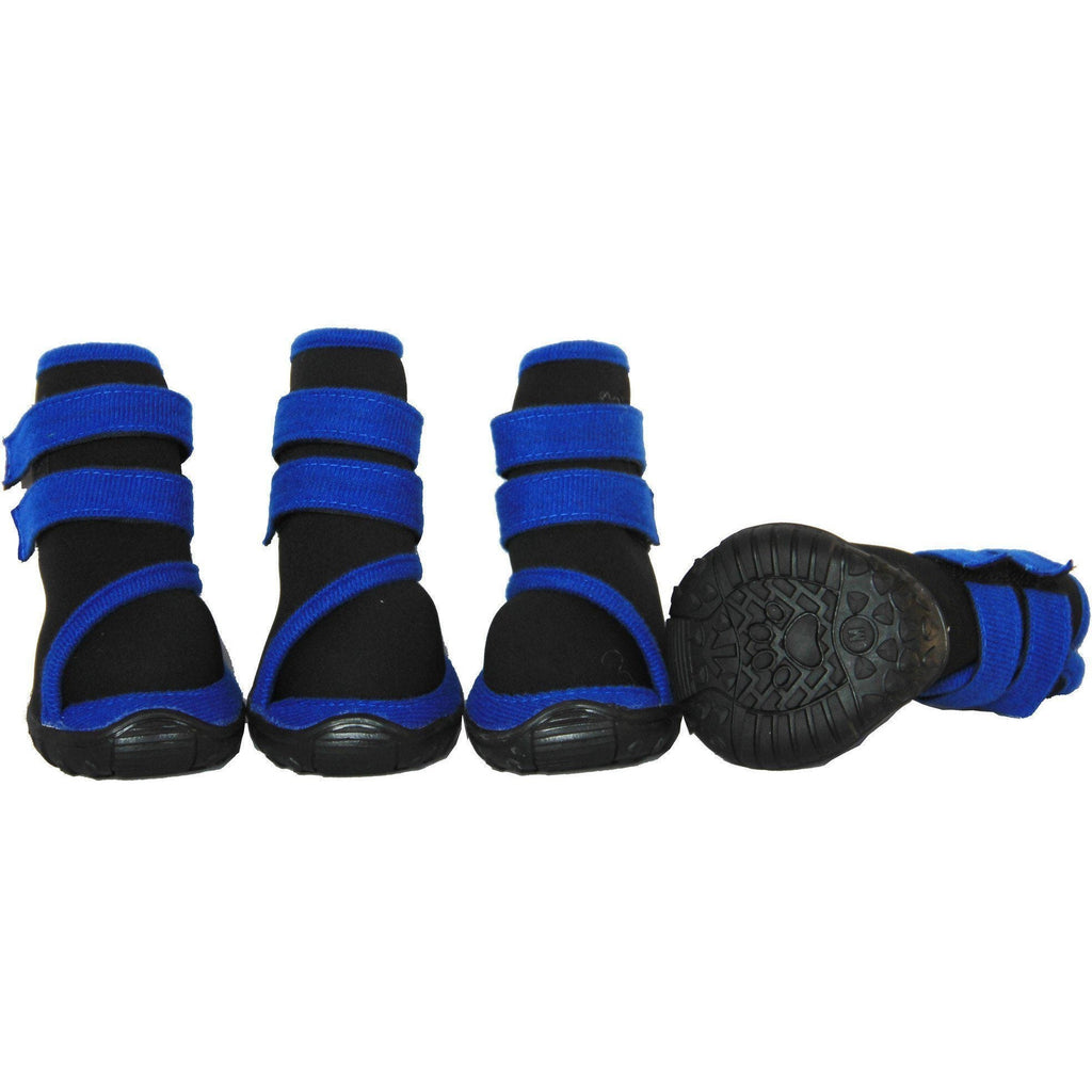 Zapatos elásticos de tobillo alto para perros Pet Life® 'Performance-Coned' de primera calidad - Juego de 4