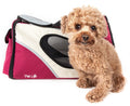Transportín plegable para perros de diseño moderno 'Phenom-Air' de Pet Life®, aprobado por aerolíneas