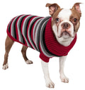 Suéter de cuello alto para perro de punto trenzado 'Polo-Casual Lounge' de Pet Life ®