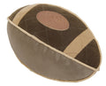 Juguete de peluche con forma de balón de fútbol chirriante para perros Pet Life ® 'Pugskin' de nailon Oxford duradero y malla