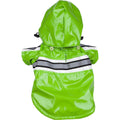 Chaqueta impermeable reflectante para perros Pet Life ® 'Reflecta-Glow', ajustable, con capucha extraíble