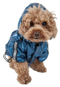 Impermeable reflectante multiajustable para perros Pet Life ® 'Reflecta-Sport' con capucha extraíble
