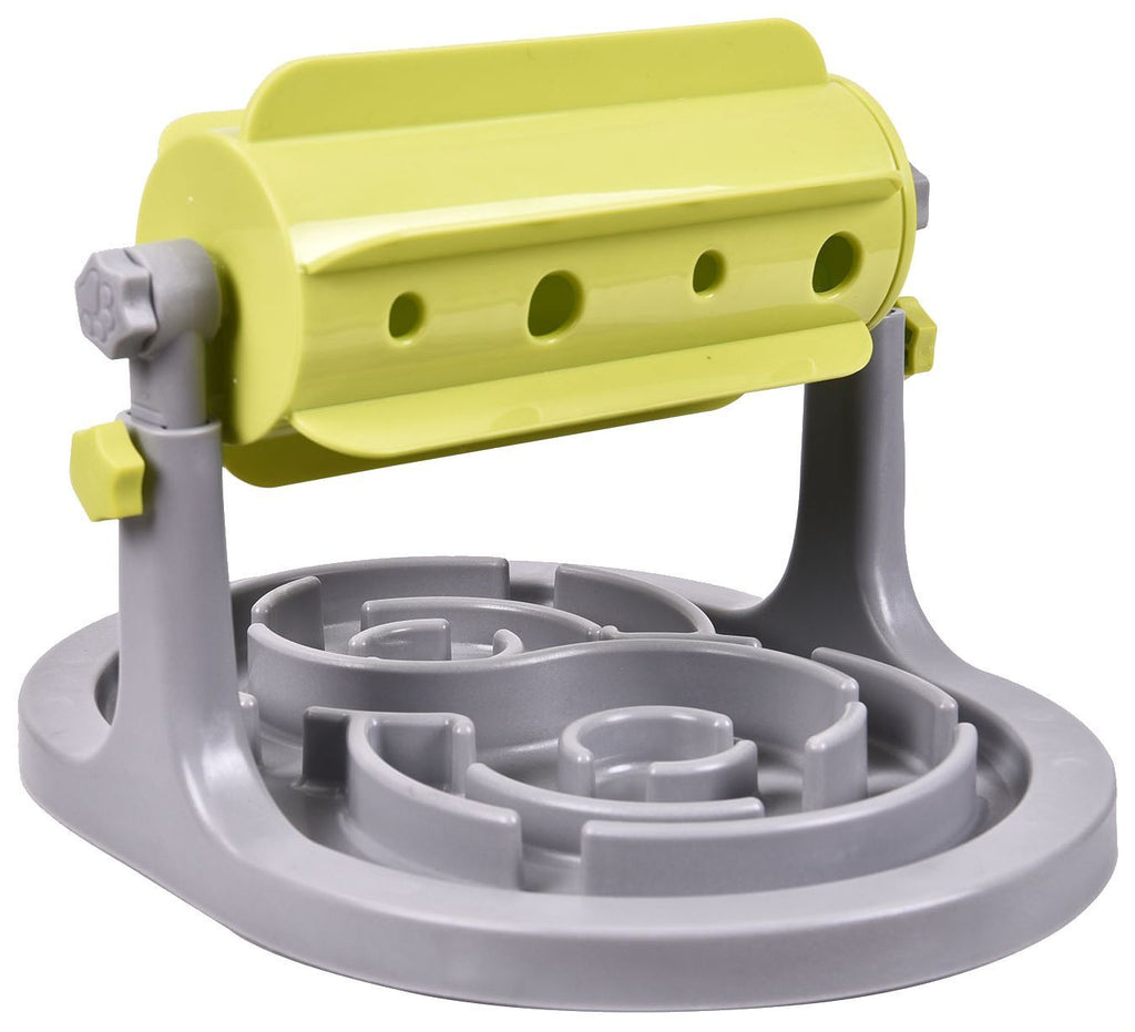 Comedero interactivo giratorio y lento para perros Pet Life ® 'Roto Paw' IQ Training