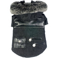 Chaqueta de lana para perro con diseño de mezclilla 'Ruff-Choppered' de Pet Life ®