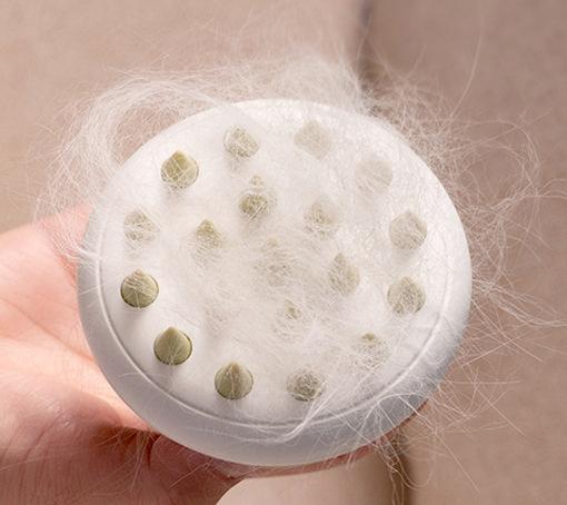 Peine de baño, cepillado y masaje de mano suave y flexible para mascotas Pet Life ® 'Scwubba'