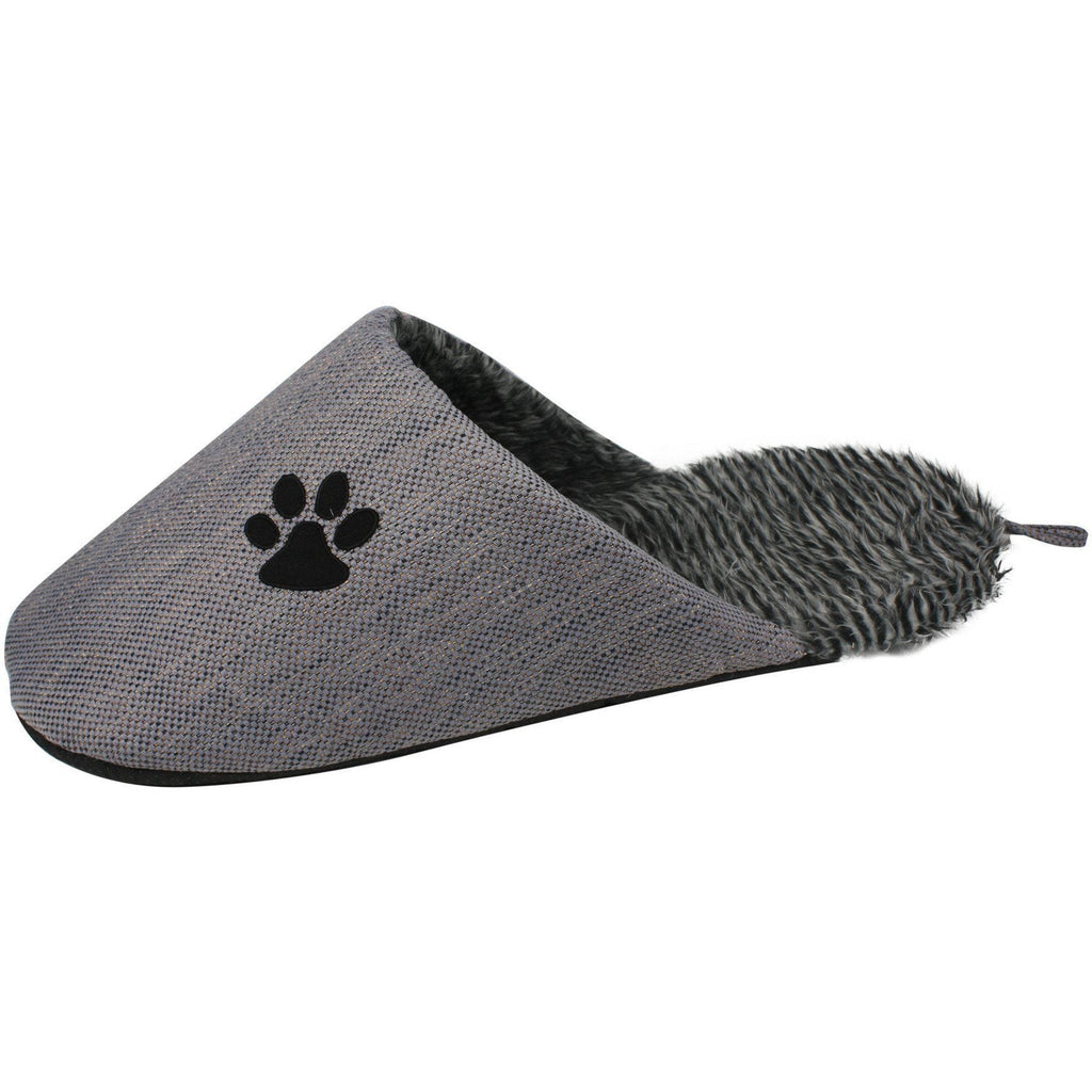 Pantuflas animadas de polar de diseño moderno "Slip-On" de Pet Life ® para perro, cama y casa