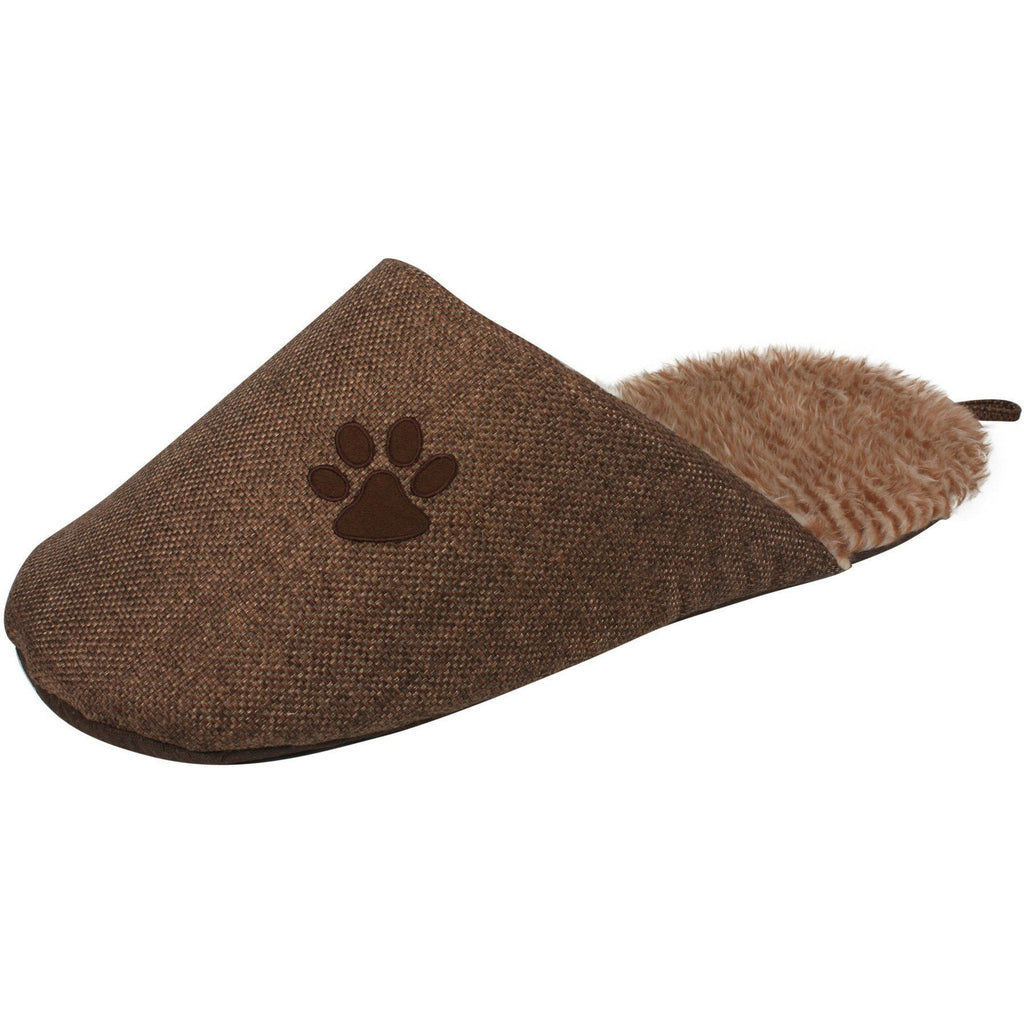 Pantuflas animadas de polar de diseño moderno "Slip-On" de Pet Life ® para perro, cama y casa