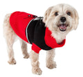 Suéter para perro de cuello alto acanalado con diseño de copos de nieve de Pet Life®