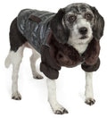 Chaqueta para perros Pet Life® Track-Collared Metallic Ultra Fur con aislamiento 3M