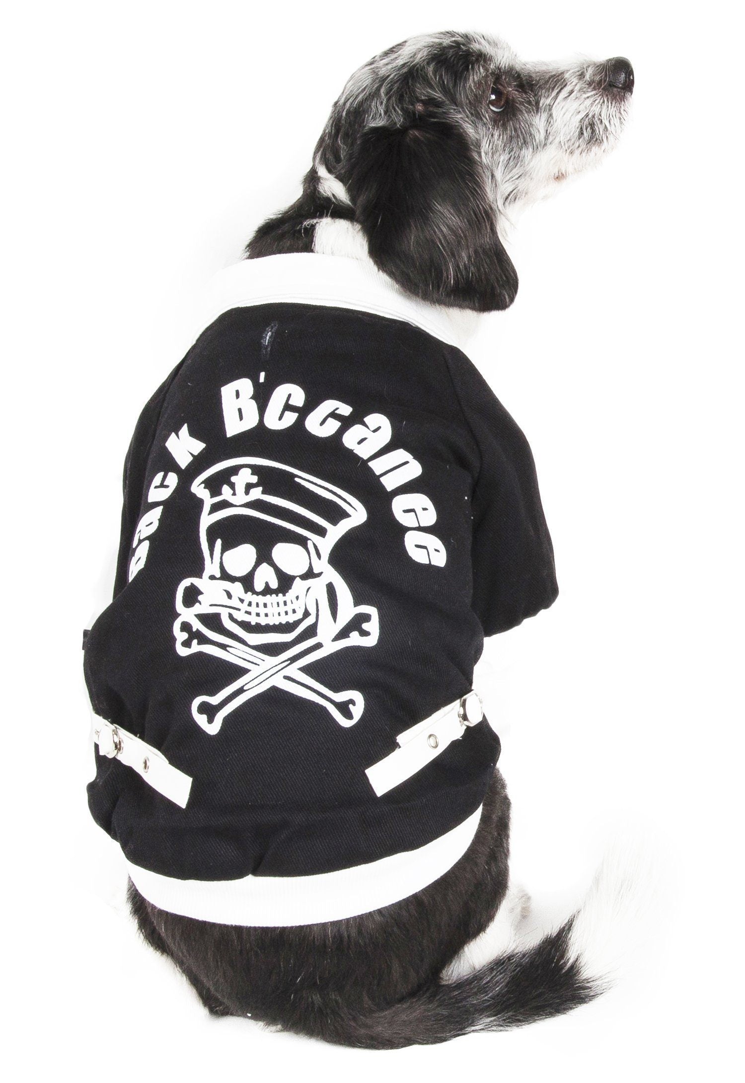 Pet Life ® 'Varsity-Barkcity' Buckled Collared Dog Coat Jacket