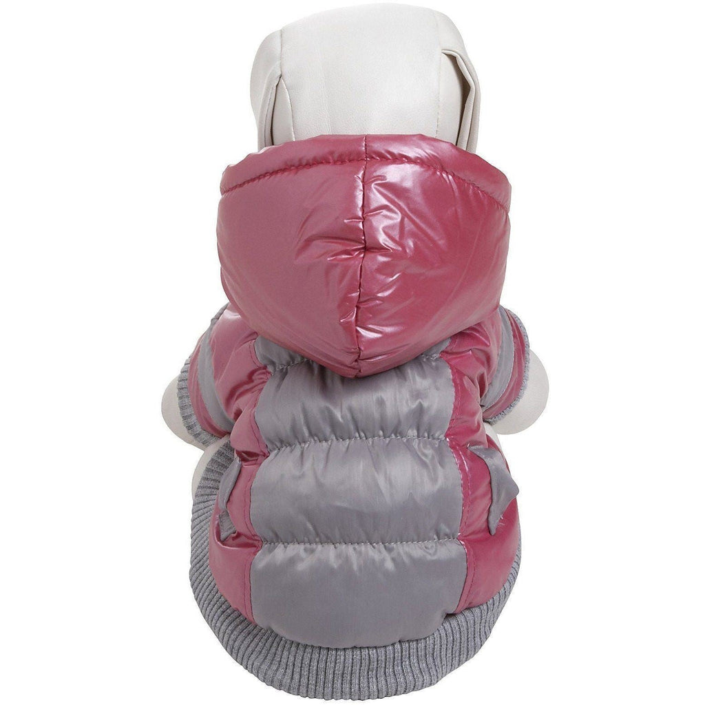 Chaqueta deportiva de esquí con aislamiento 3M para perros Pet Life ® 'Vintage Aspen' con capucha extraíble
