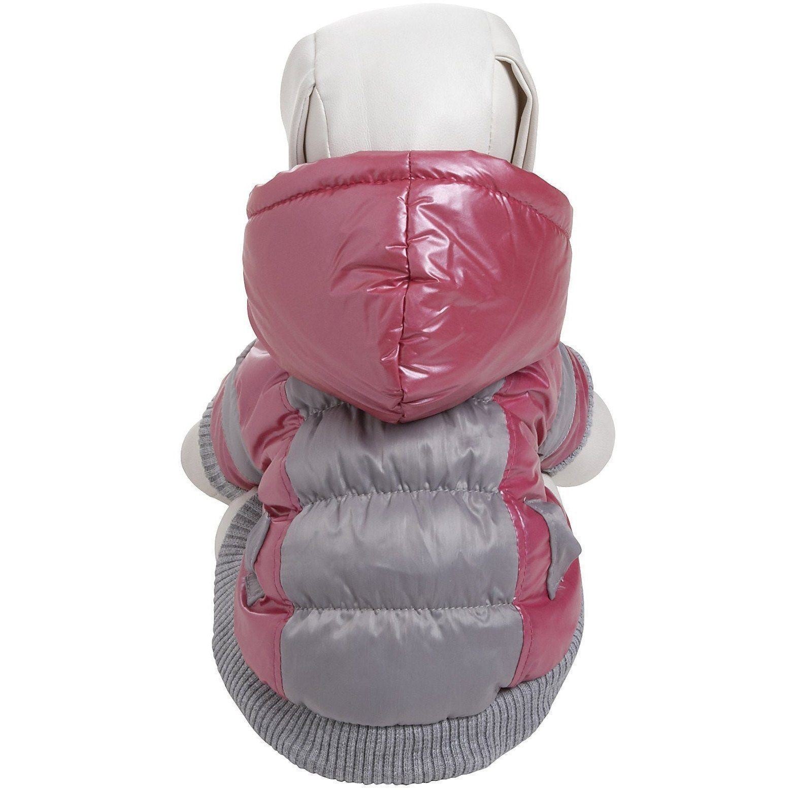 Chaqueta deportiva de esquí con aislamiento 3M para perros Pet Life ® 'Vintage Aspen' con capucha extraíble