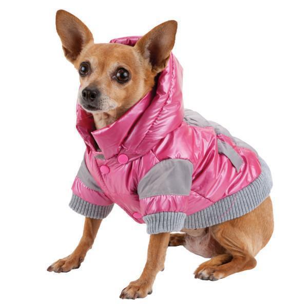 Chaqueta deportiva de esquí con aislamiento 3M para perros Pet Life ® 'Vintage Aspen' con capucha extraíble