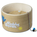 Cama rascadora redonda Touchcat 'Claw-ver Nest' con juguete interactivo